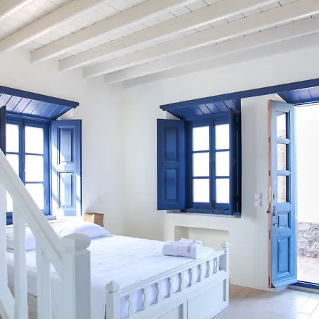House With 4 On Patmos Island, With Wonderful Sea View, Furnishe Apartamento *